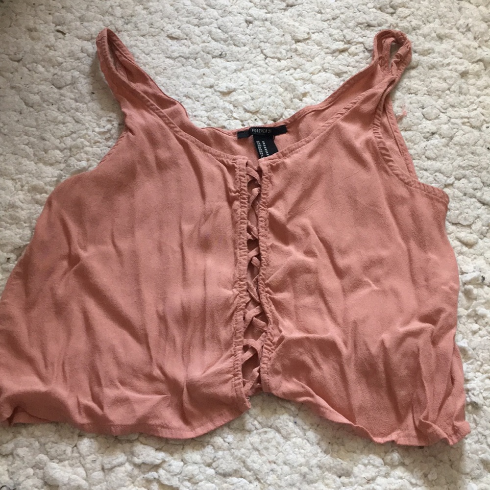 Forever 21 Pink Crop Top
